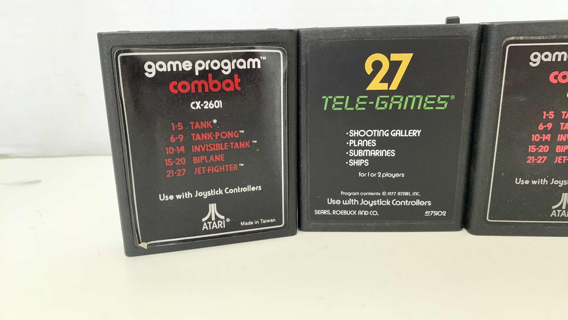 Photo 2 of 4 PCS VINTAGE ATARI GAMES