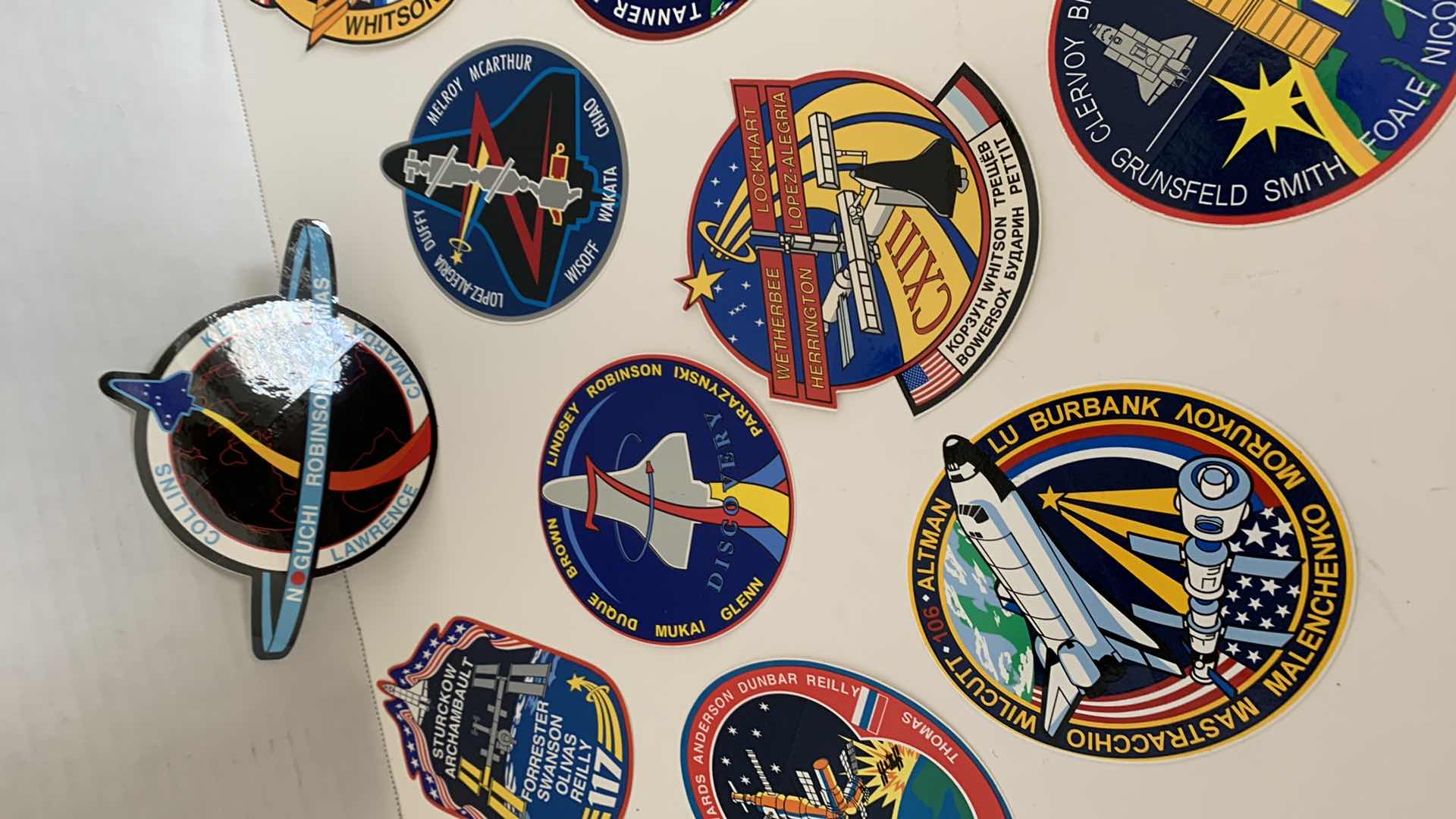 Photo 1 of 11 PCS SPACE STATION STICKERS