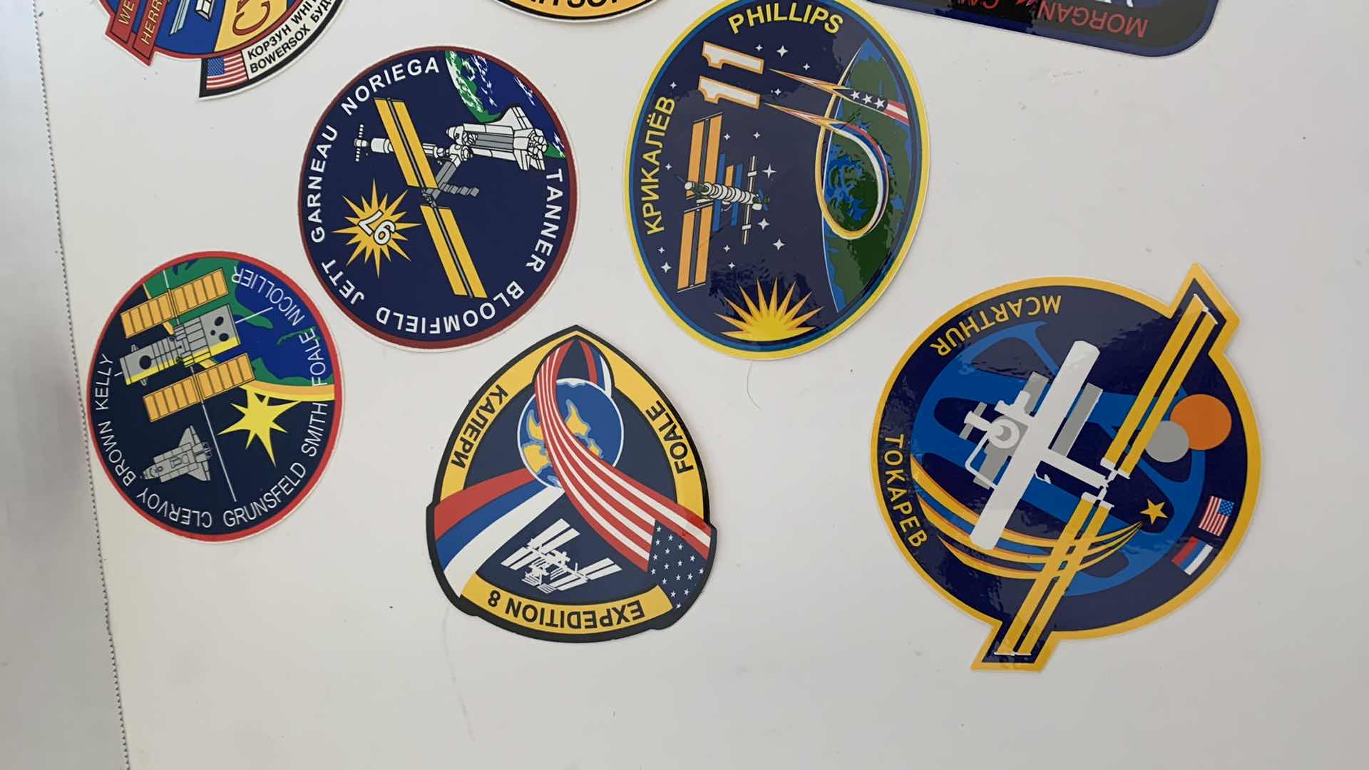 Photo 1 of 11 PCS SPACE STATION STICKERS