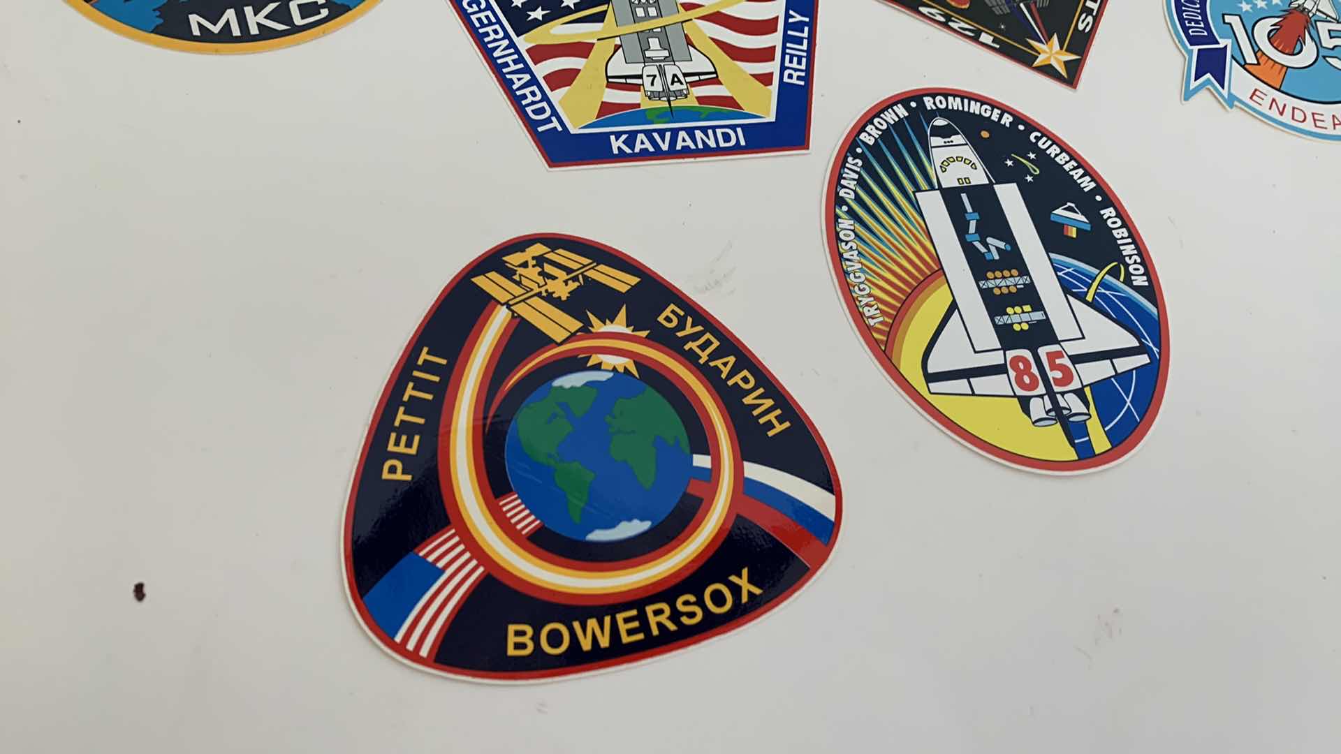 Photo 1 of 10 PCS SPACE SHUTTLE STICKERS