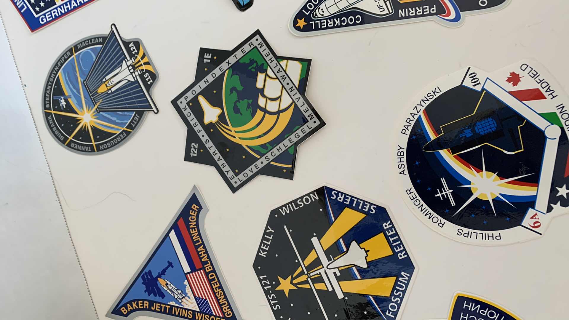 Photo 1 of 11 PCS SPACE SHUTTLE STICKERS