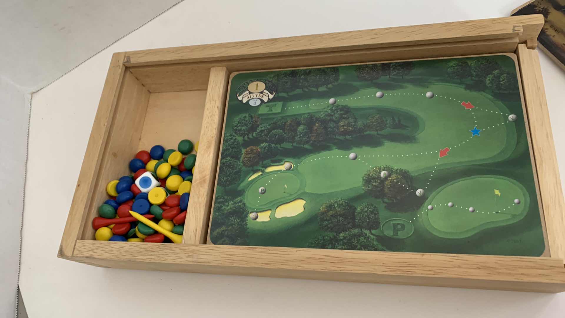 Photo 1 of BOX OF THE GOLF BOARD GAME