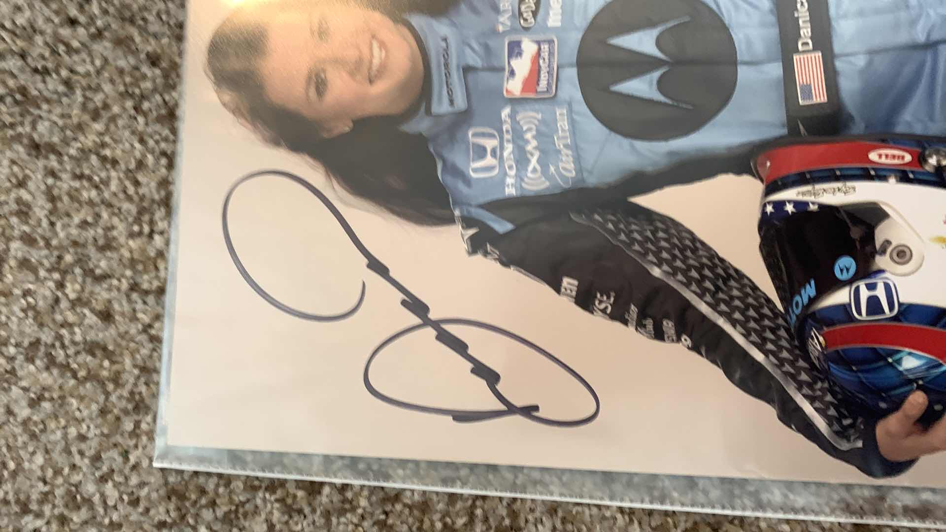 Photo 1 of DANICA PATRICK MOTOROLA RACING PHOTO AUTHENTICATED SIGNED AND MORE