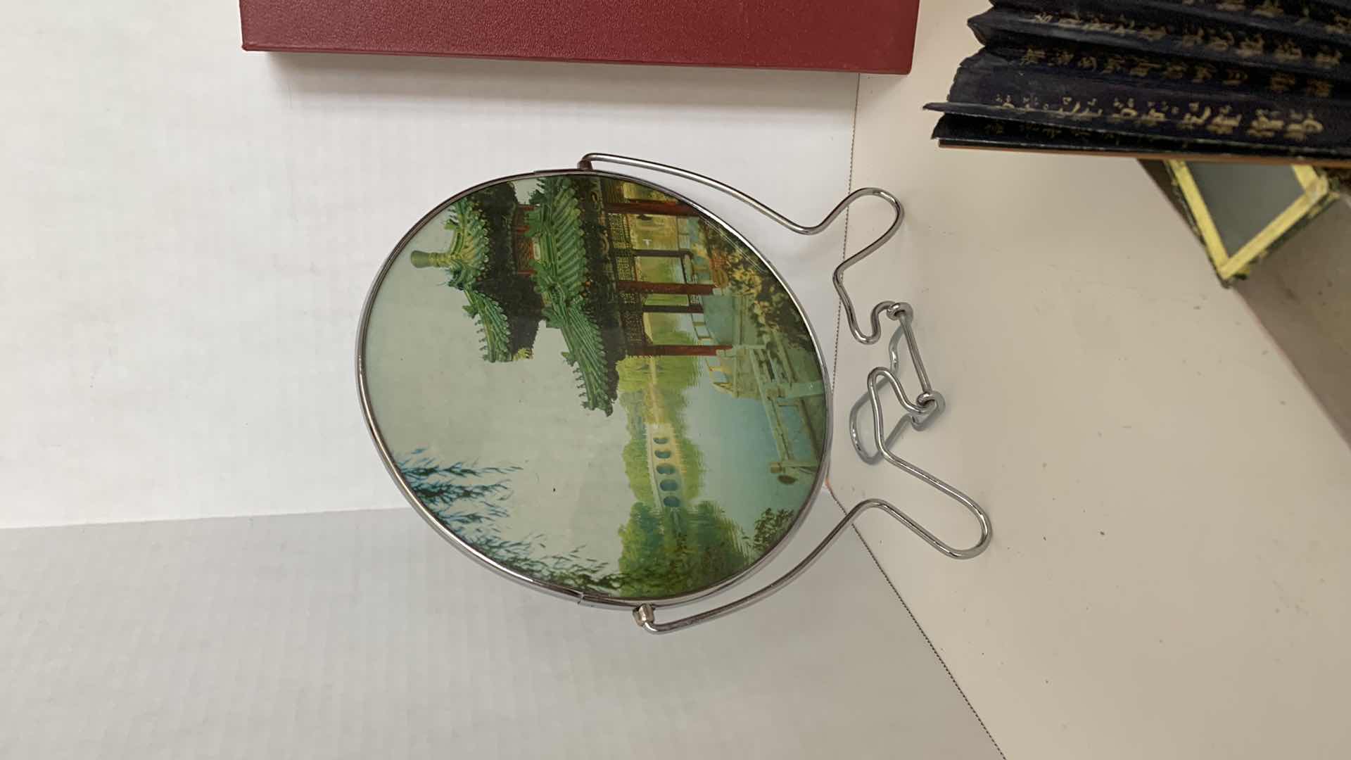 Photo 1 of 3 PCS ASSORTED ASIAN MIRROR AND LITTLE DIVIDER AND FAN