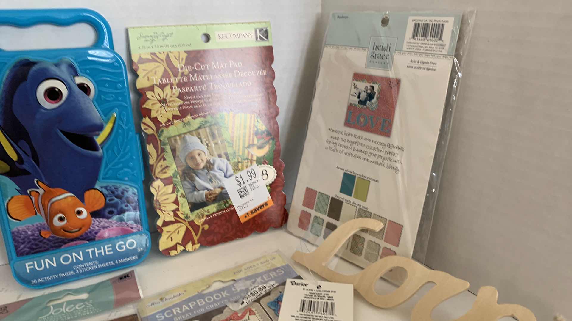 Photo 1 of CRAFT MATERIALS STICKERS FEATHERS