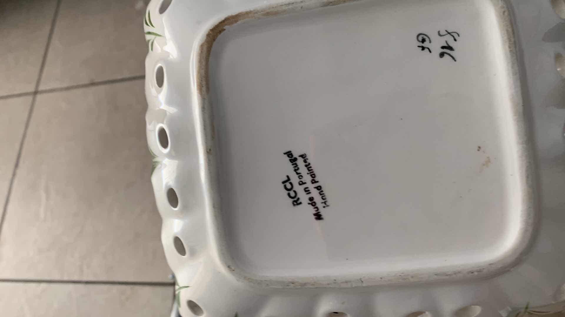 Photo 1 of SET OF 4 PORCELAIN ITEMS