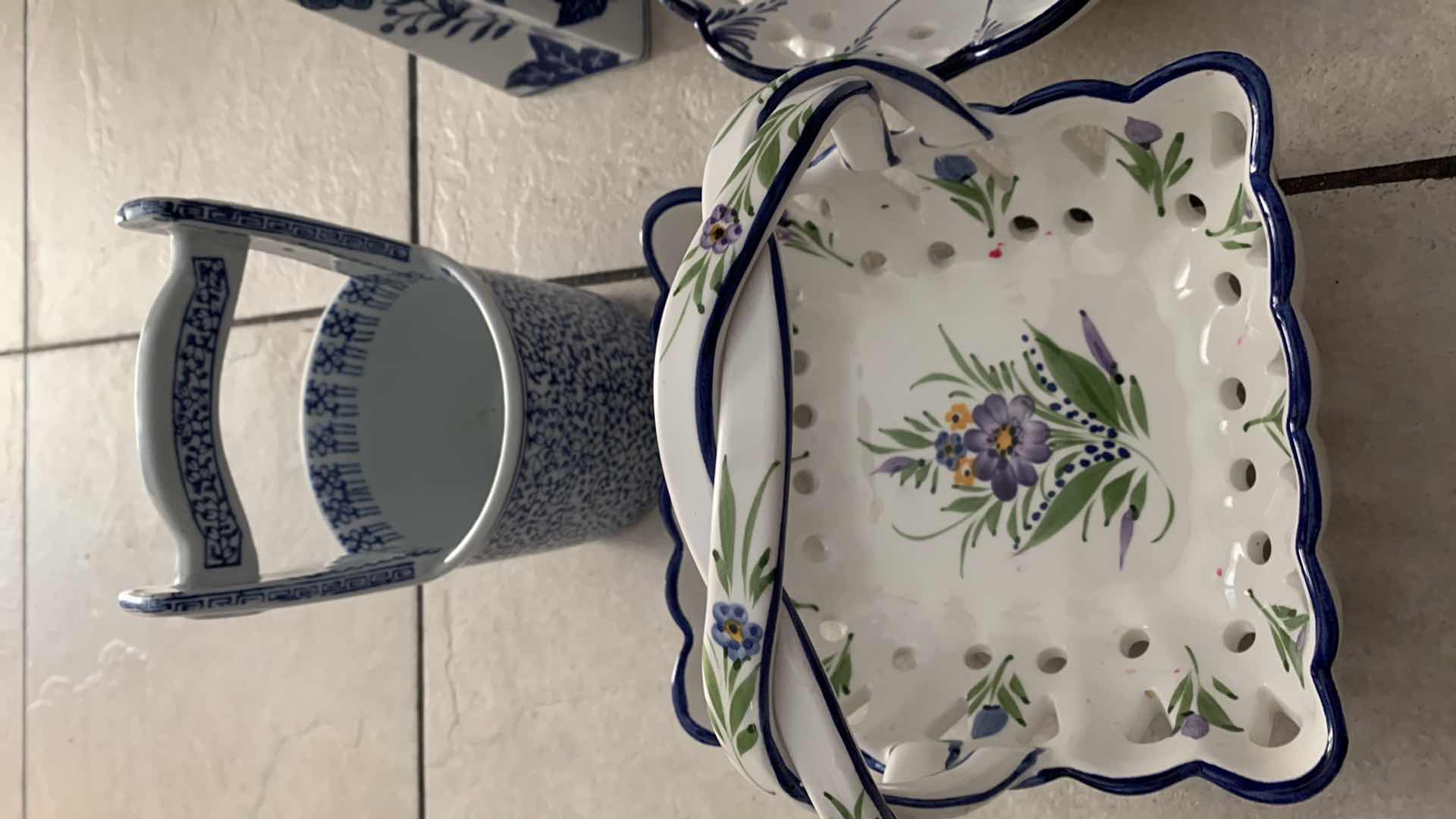 Photo 1 of SET OF 4 PORCELAIN ITEMS