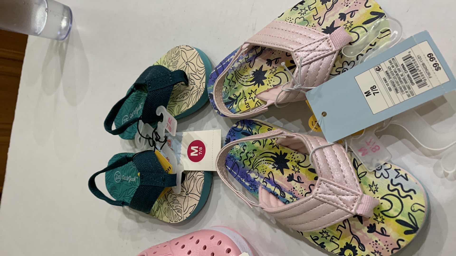 Photo 1 of TARGET CAT AND JACK ASSORTED SUMMER SHOES FOR KIDS SIZE 7/8