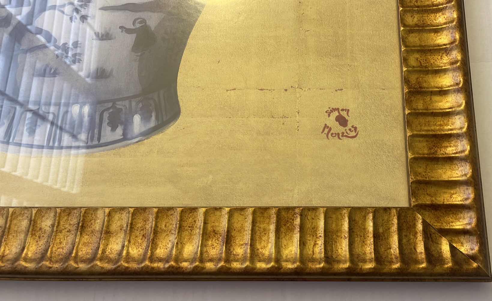 Photo 1 of FRAME D“ORIENTAL VASE” ARTWORK 28” X 34”