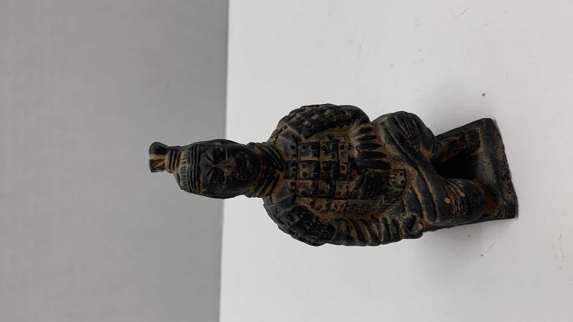 Photo 1 of 4 CHINESE TERRA COTTA WORRIORS TALLEST 7"