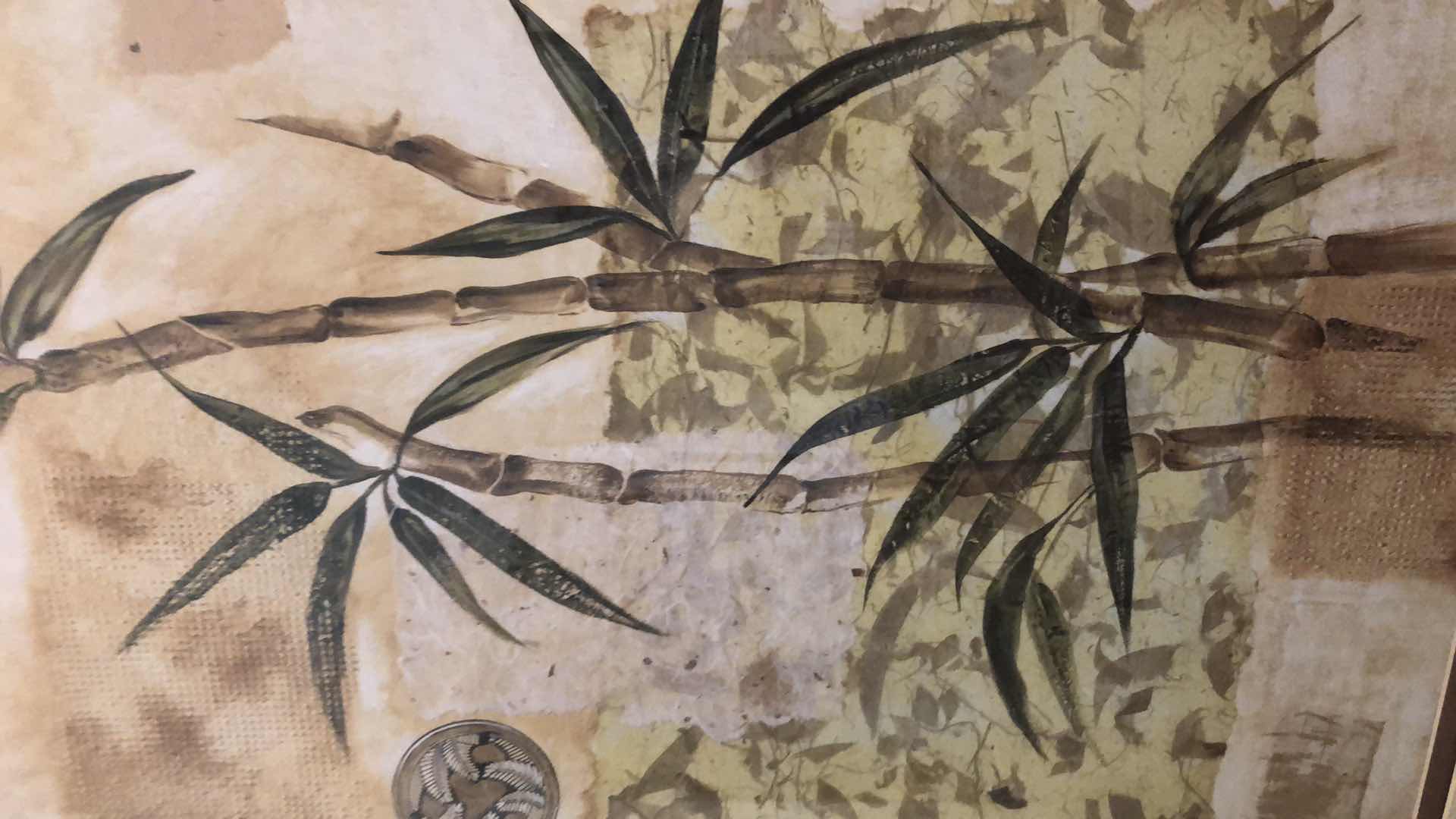 Photo 1 of ASIAN INSPIRED PRINT 39” X 46”