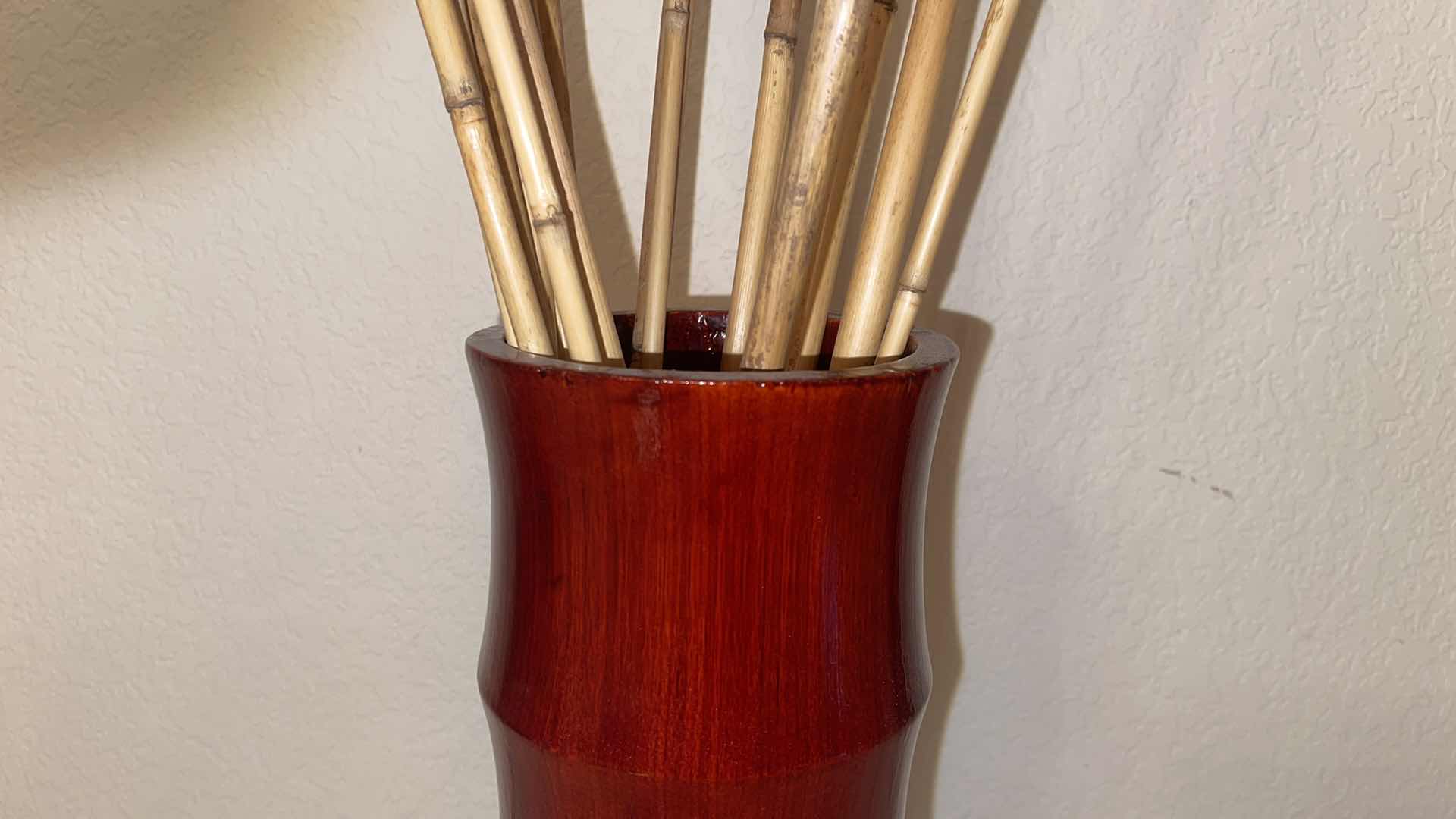 Photo 1 of FAUX BAMBOO REED DECORATIVE FURNITURE 42” H