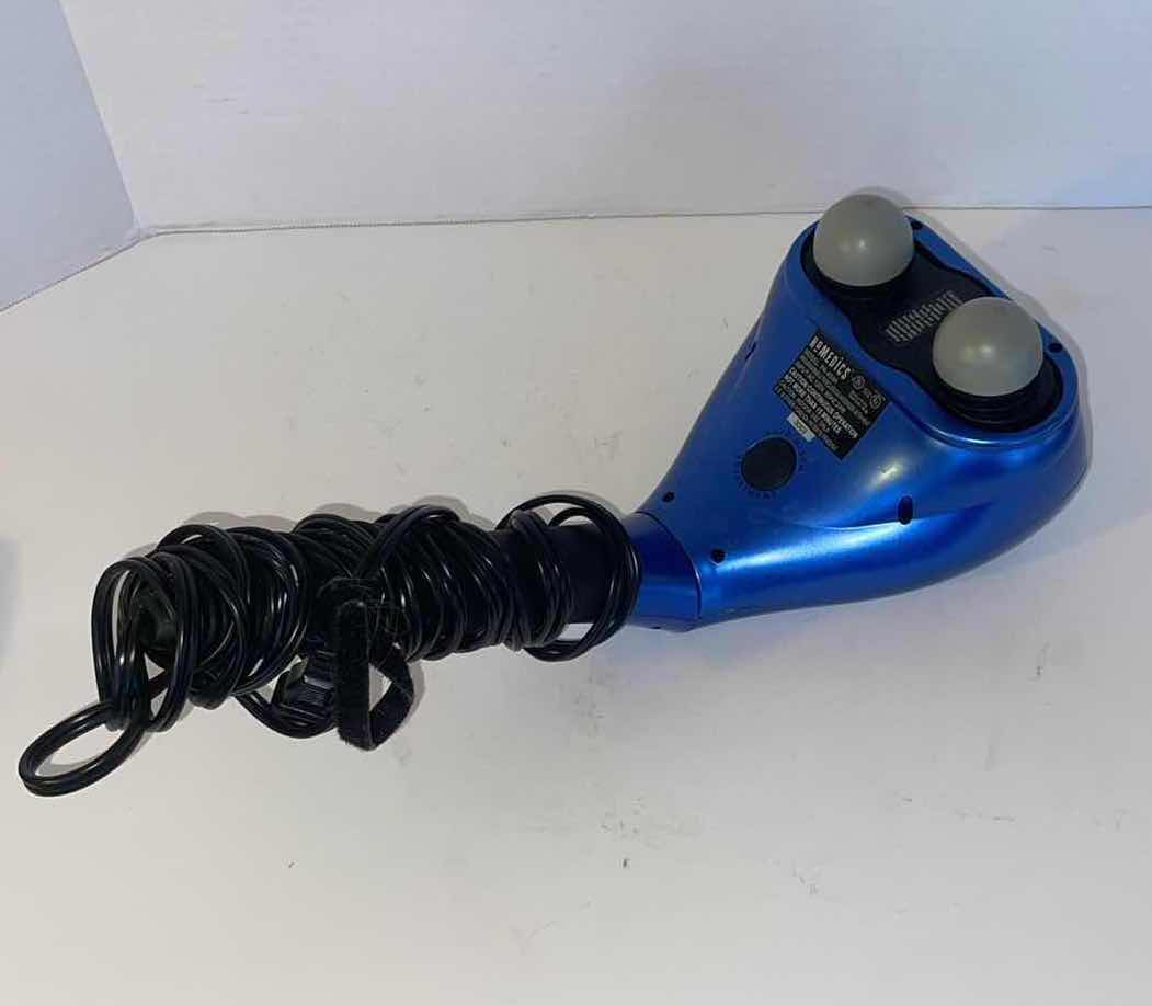 Photo 1 of HOMEDICS PROGRAMMABLE PERCUSSION MASSAGER WITH HEAT AND 2-SET MINI DUMBBELLS (2-3 POUNDS)