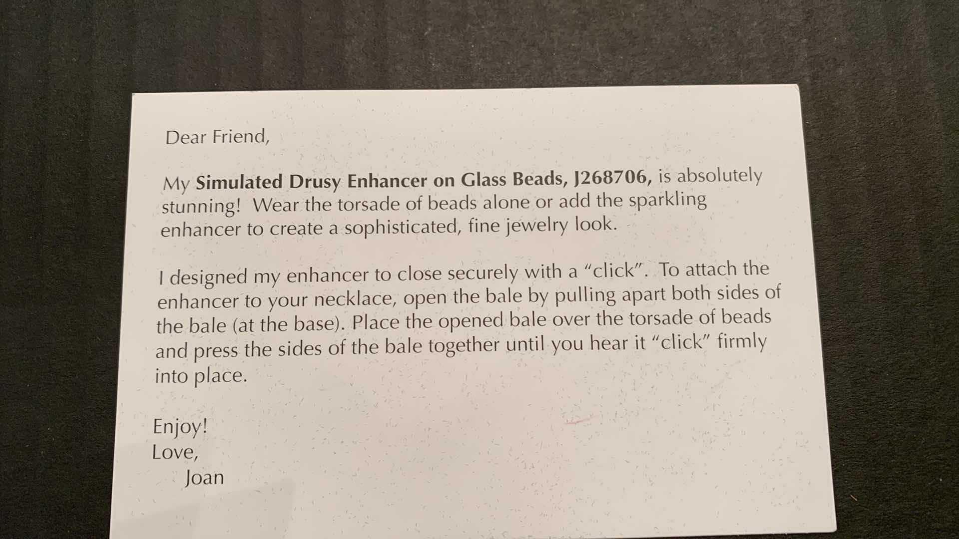 Photo 1 of JOAN RIVERS CLASSIC COLLECTION NECKLACE