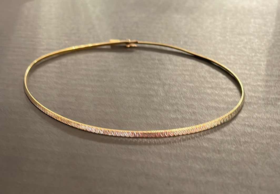 Photo 1 of 14K GOLD NECKLACE WITH MONOCLE 16”