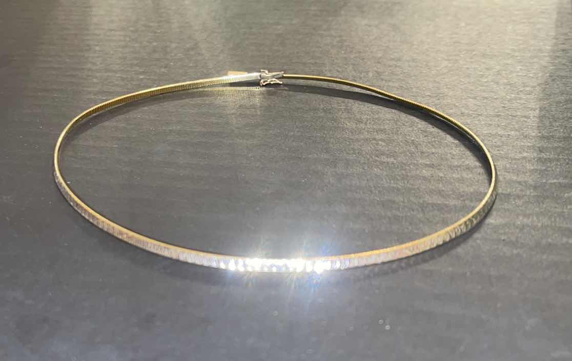 Photo 1 of 14K GOLD NECKLACE WITH MONOCLE 16”