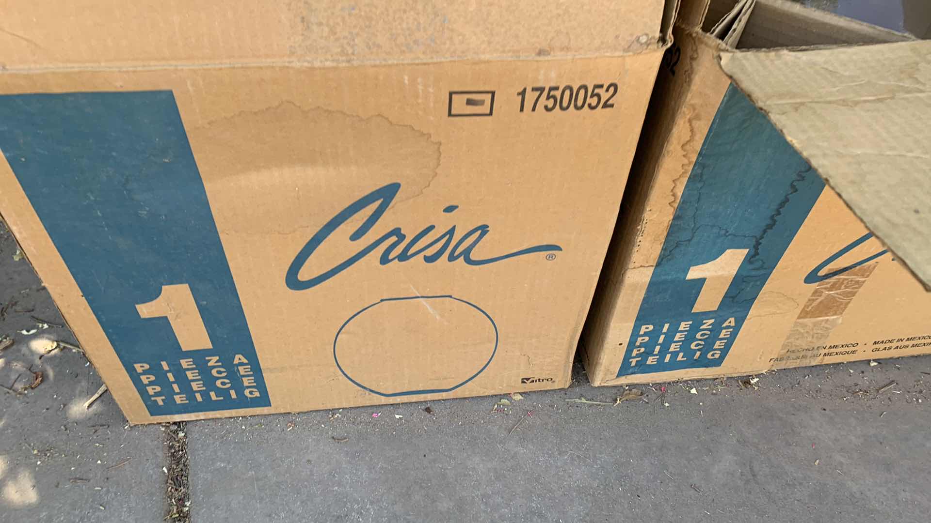 Photo 1 of THREE LARGE GLASS BOWLS 15” CIRCUMFERENCE