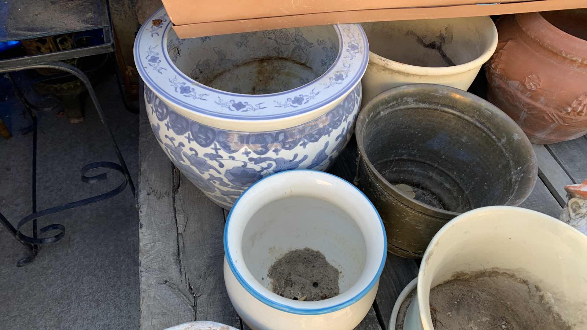 Photo 1 of ASSORTED POTS