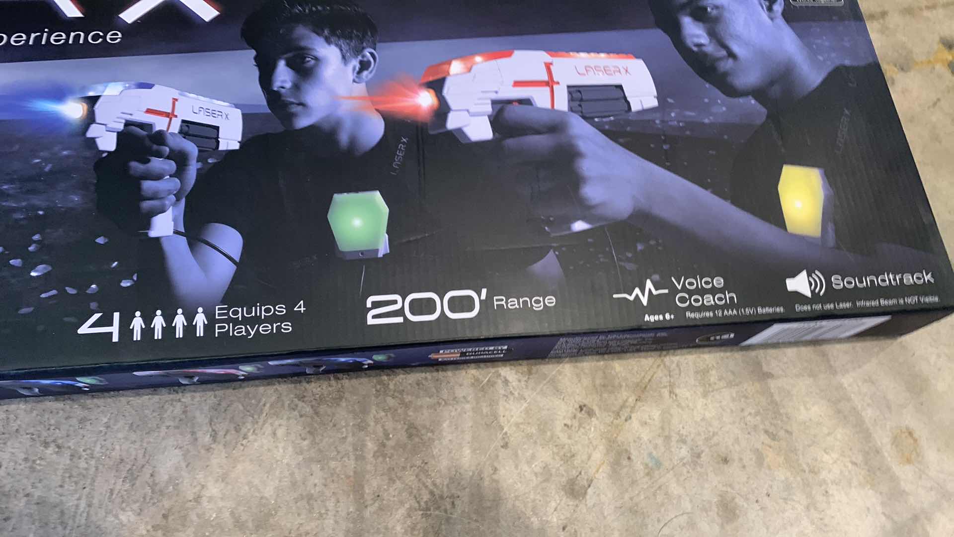 Photo 1 of LASER X SET OF 4 GUNS AND VESTS