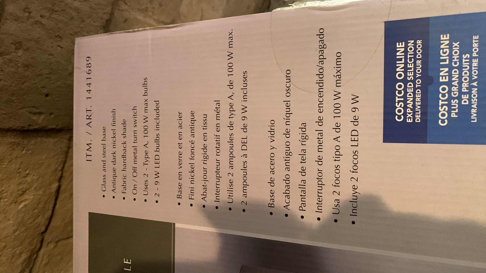 Photo 1 of SET OF 2 TABLE LAMPS