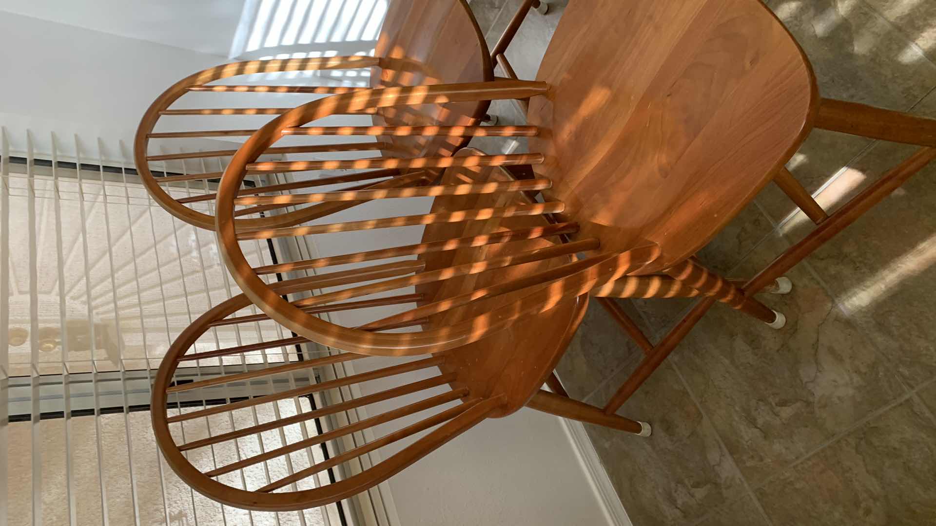 Photo 1 of 4-WOODEN WINDSOR CHAIRS