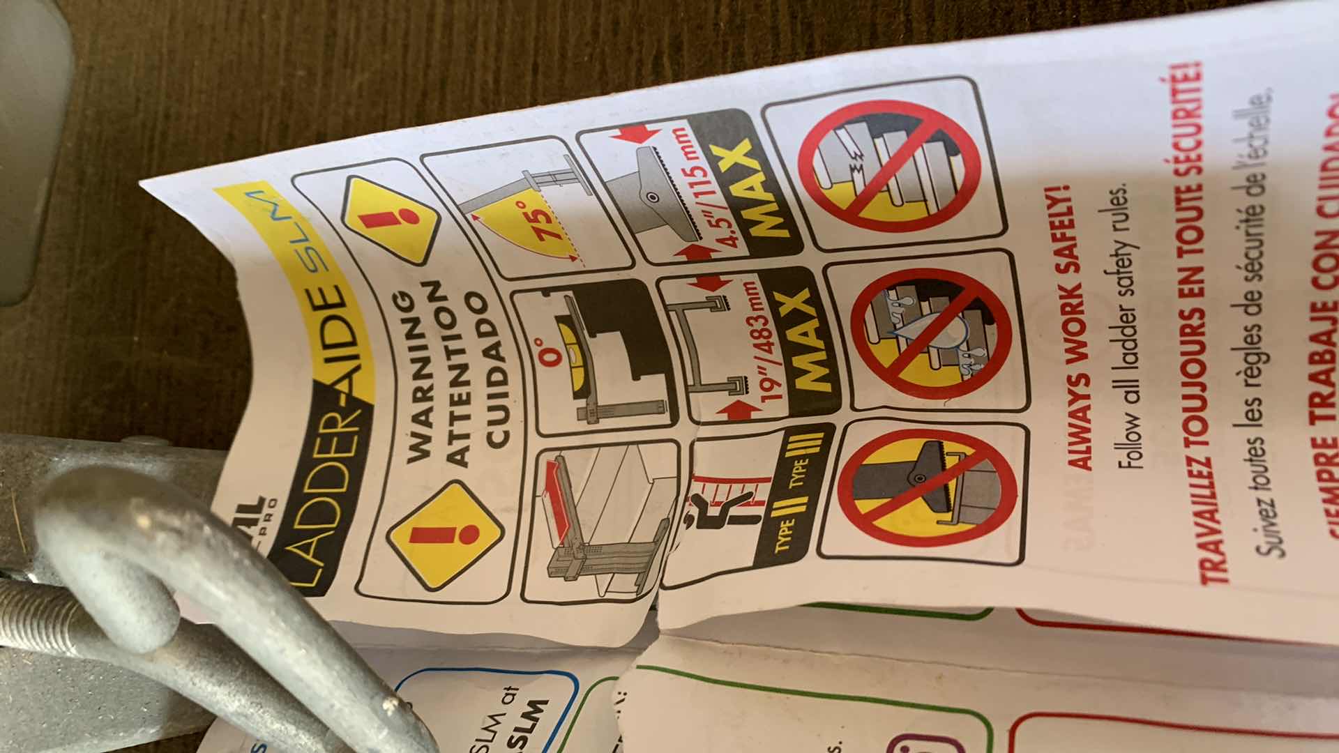 Photo 1 of LADDER-AIDE LEG LEVELER