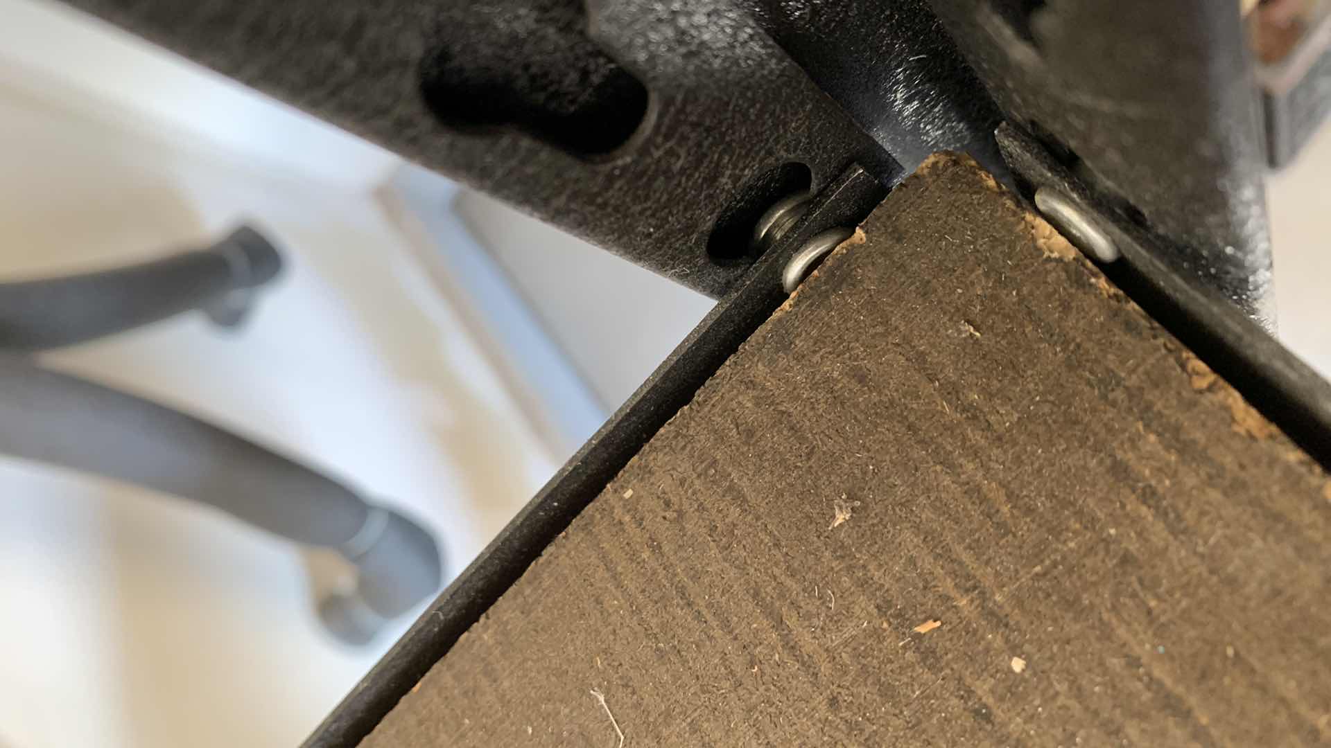 Photo 1 of 5-SHELF METAL AND WOODEN UNIT 37” X 19” H 72”