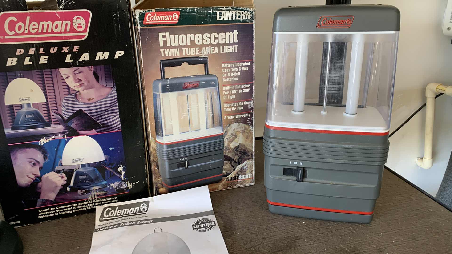 Photo 1 of 2-COLEMAN CAMPING LIGHTS
