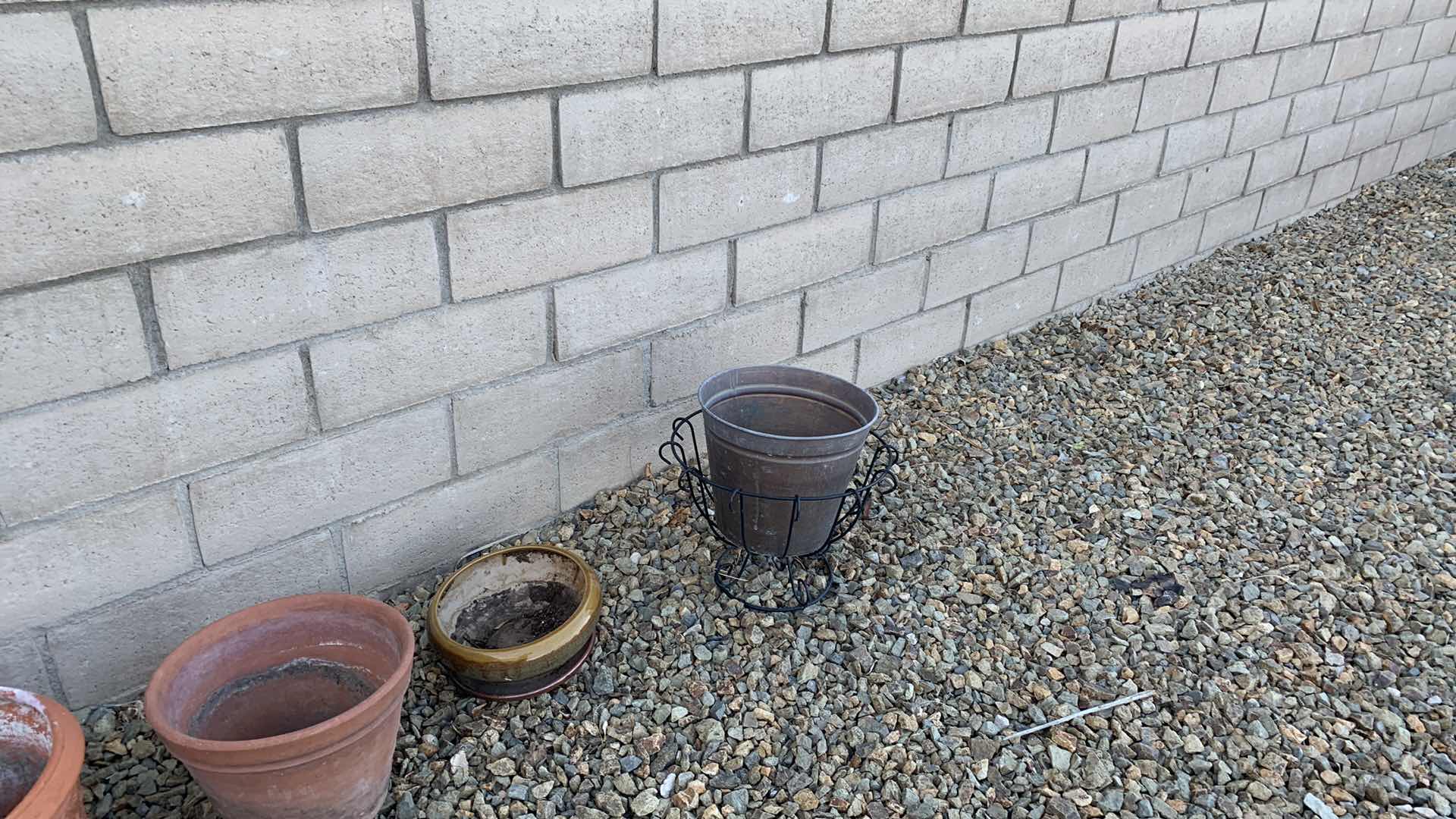 Photo 1 of ASSORTED GARDEN POTS