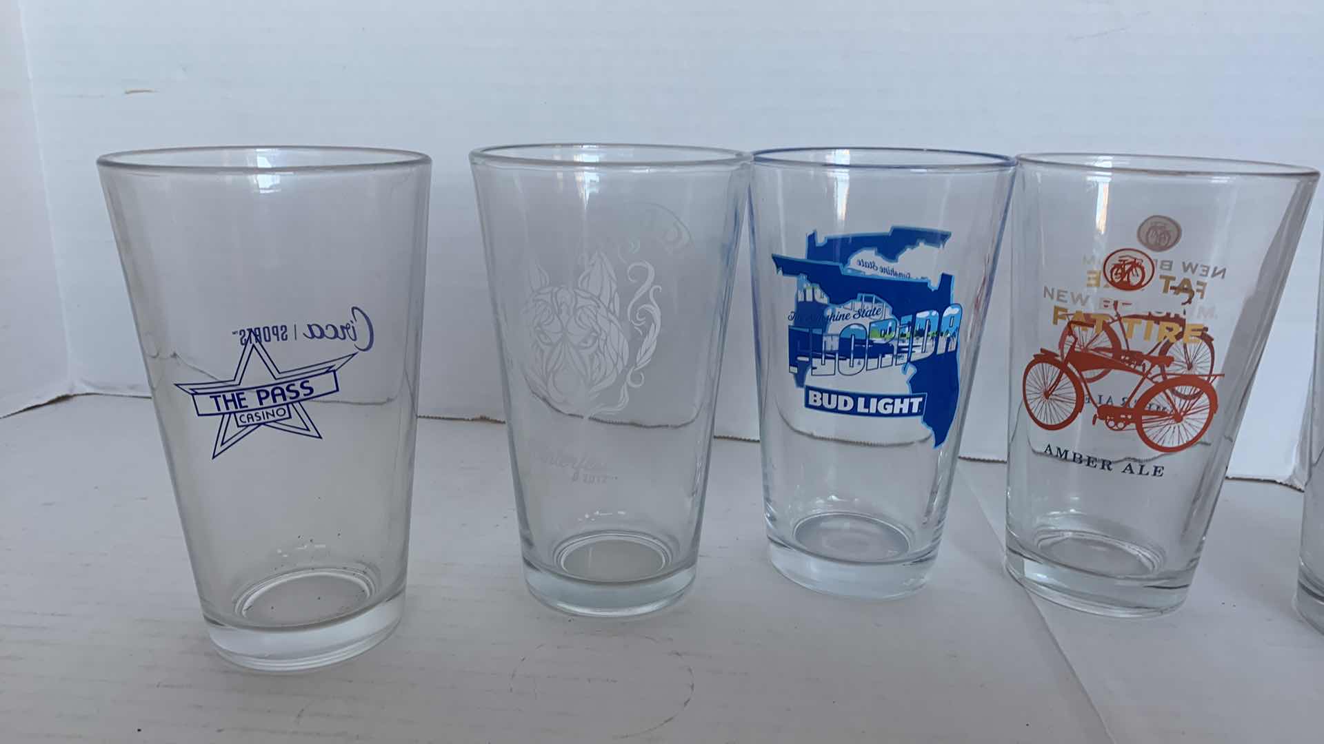 Photo 2 of 5-BEER PINT GLASSES