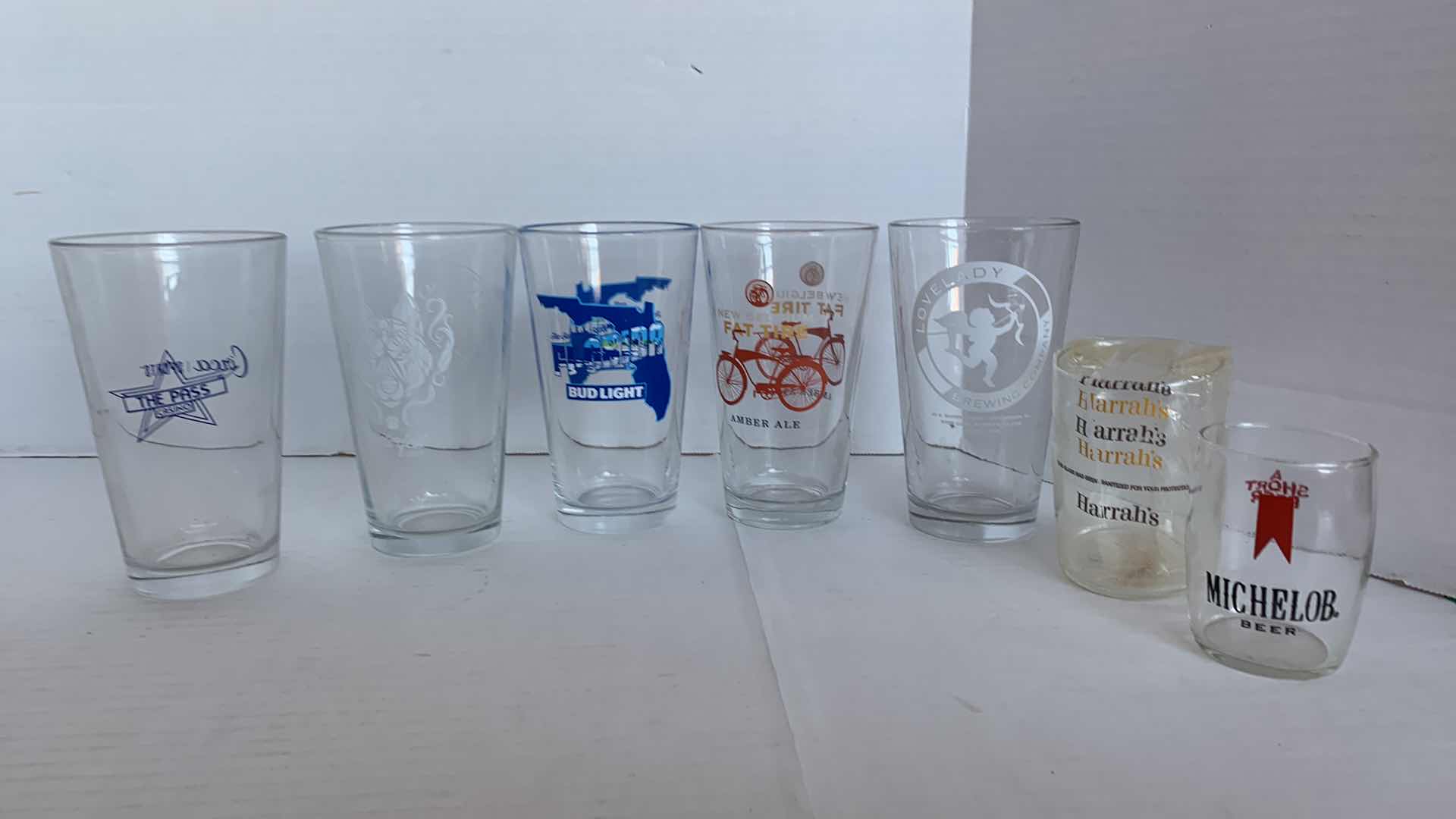 Photo 1 of 5-BEER PINT GLASSES