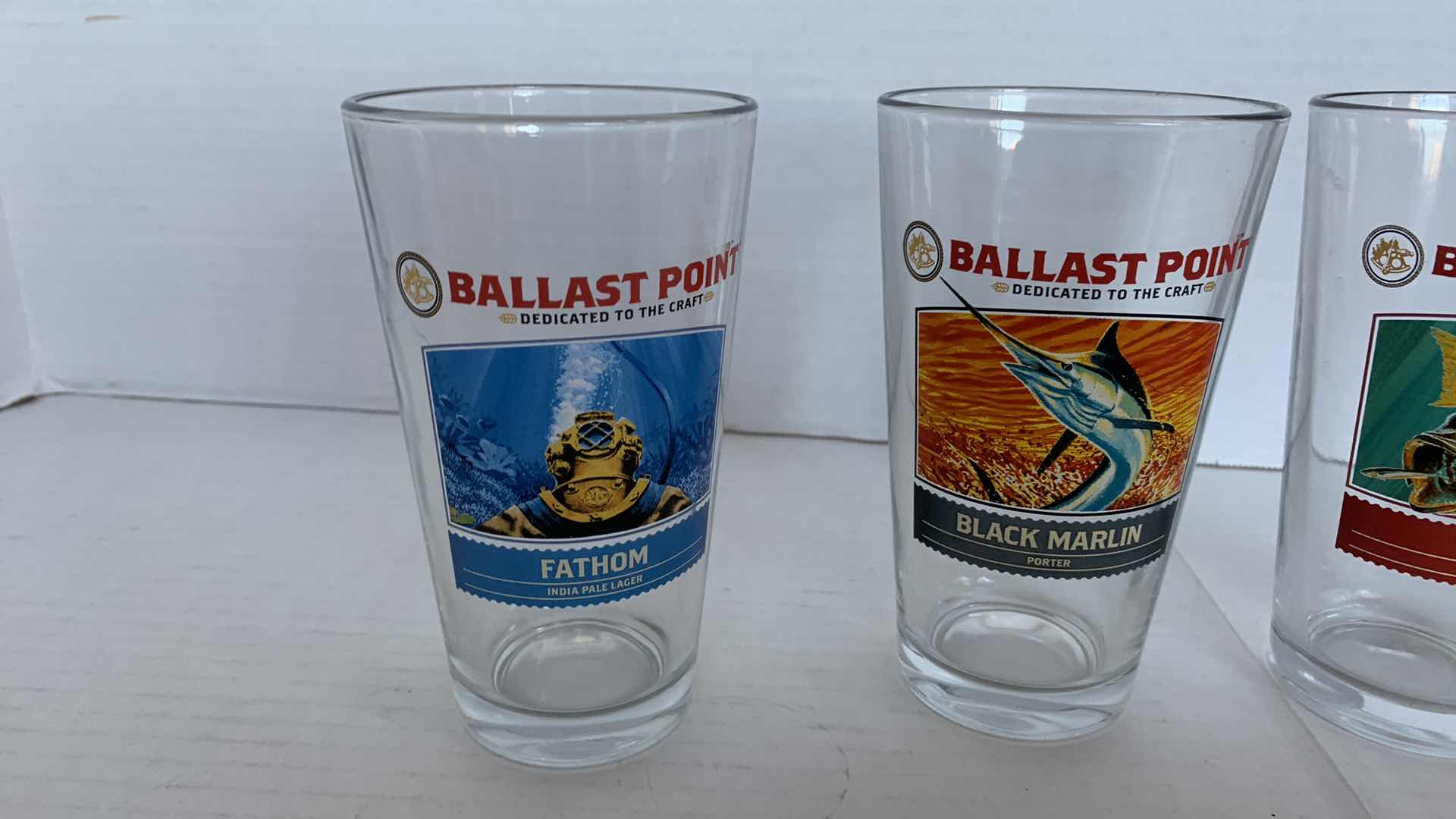 Photo 2 of 3-BALLAST POINT BEER PINT GLASSES