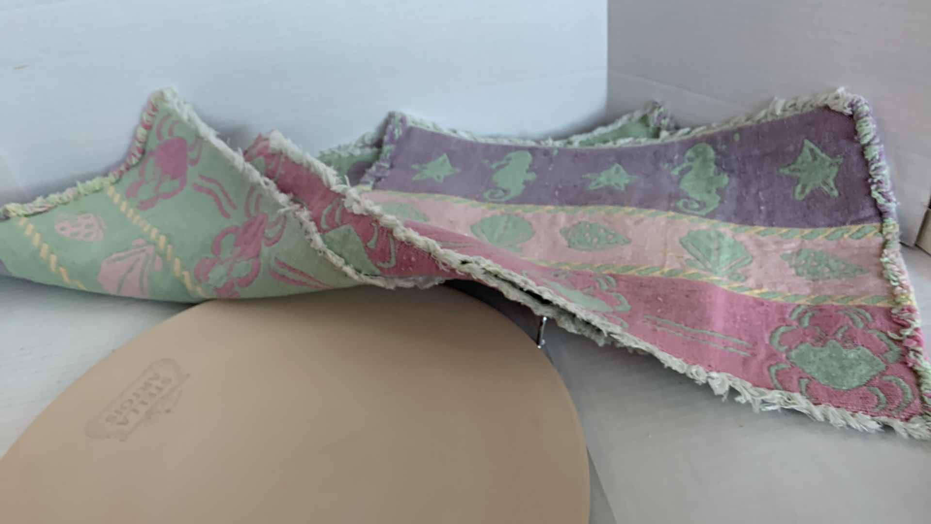 Photo 3 of PIZZA STONE AND 4-TABLECLOTHS