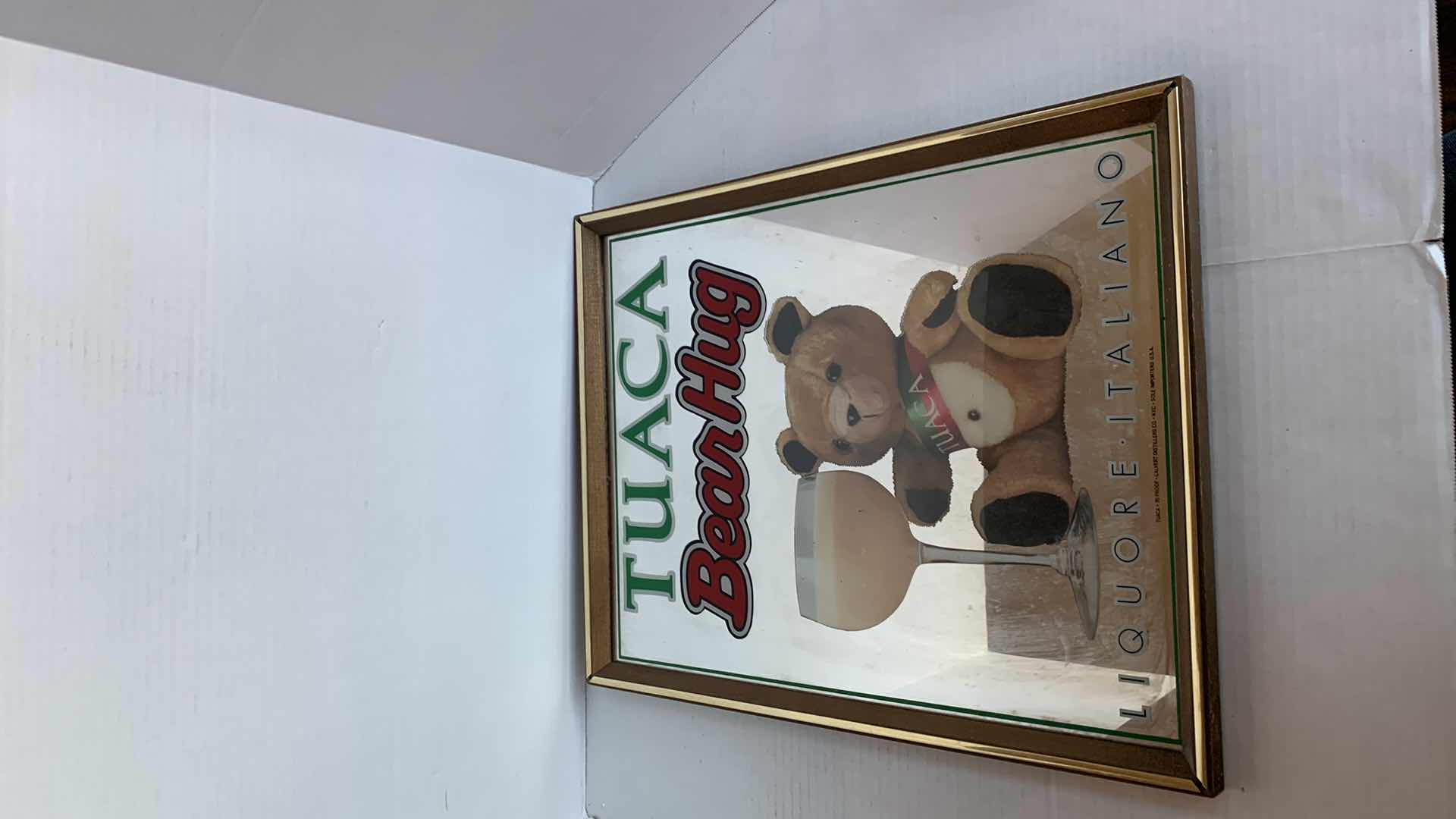 Photo 1 of VINTAGE TUACA BEARHUG MIRROR 17” X 21”