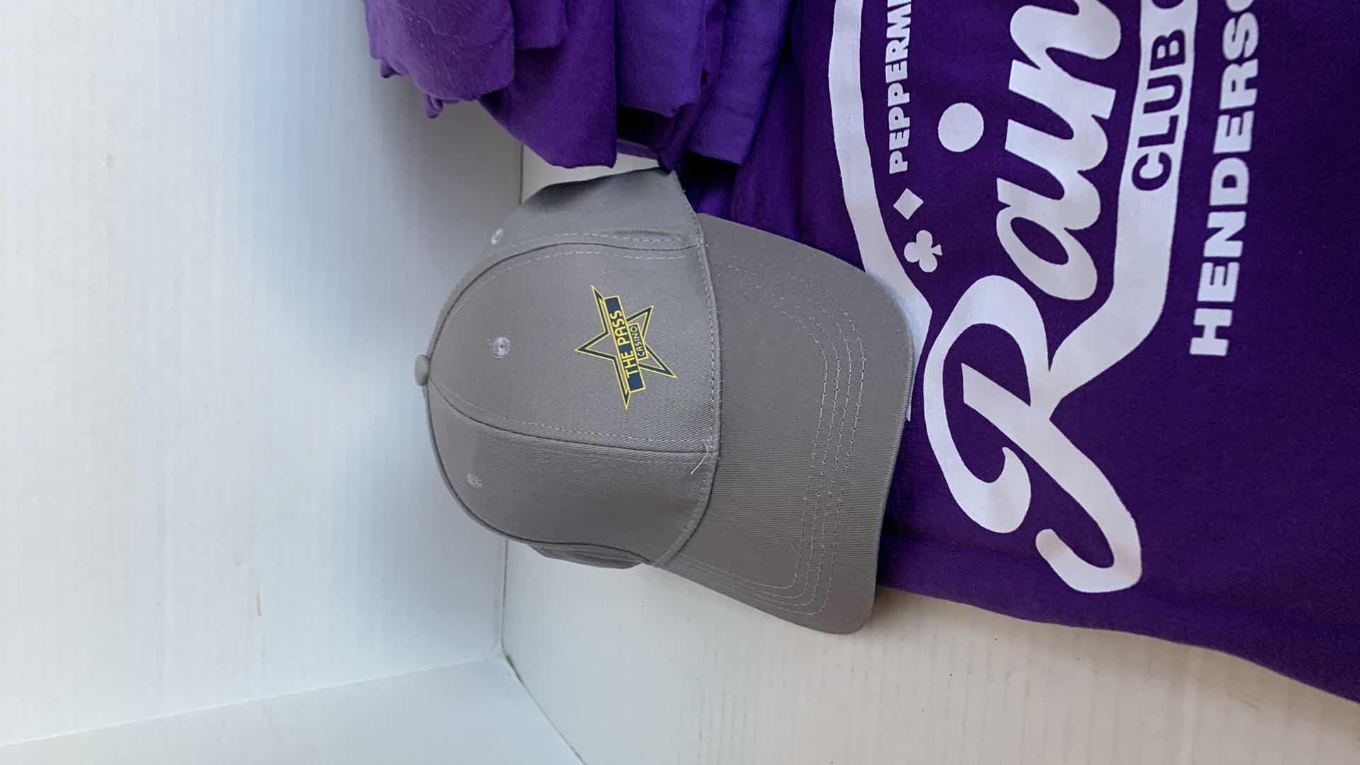 Photo 1 of 7-PEPPERMILL RAINBOW CLUB TSHIRTS SIZE XL AND THE PASS CAP