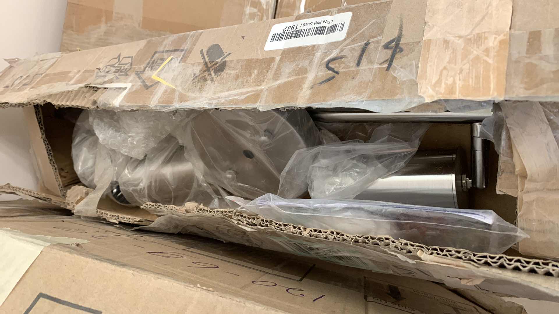 Photo 1 of DLLT 4-LIGHT LED TRACK LIGHT SYSTEM FOR KITCHEN BRUSHED NICKEL FINISH