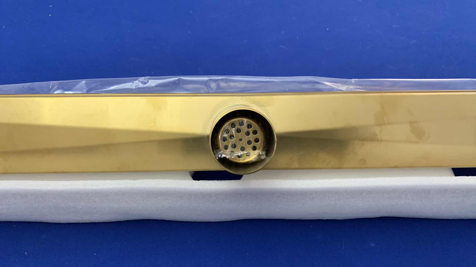 Photo 1 of GOLD TONE SHOWER DRAIN 40” LONG