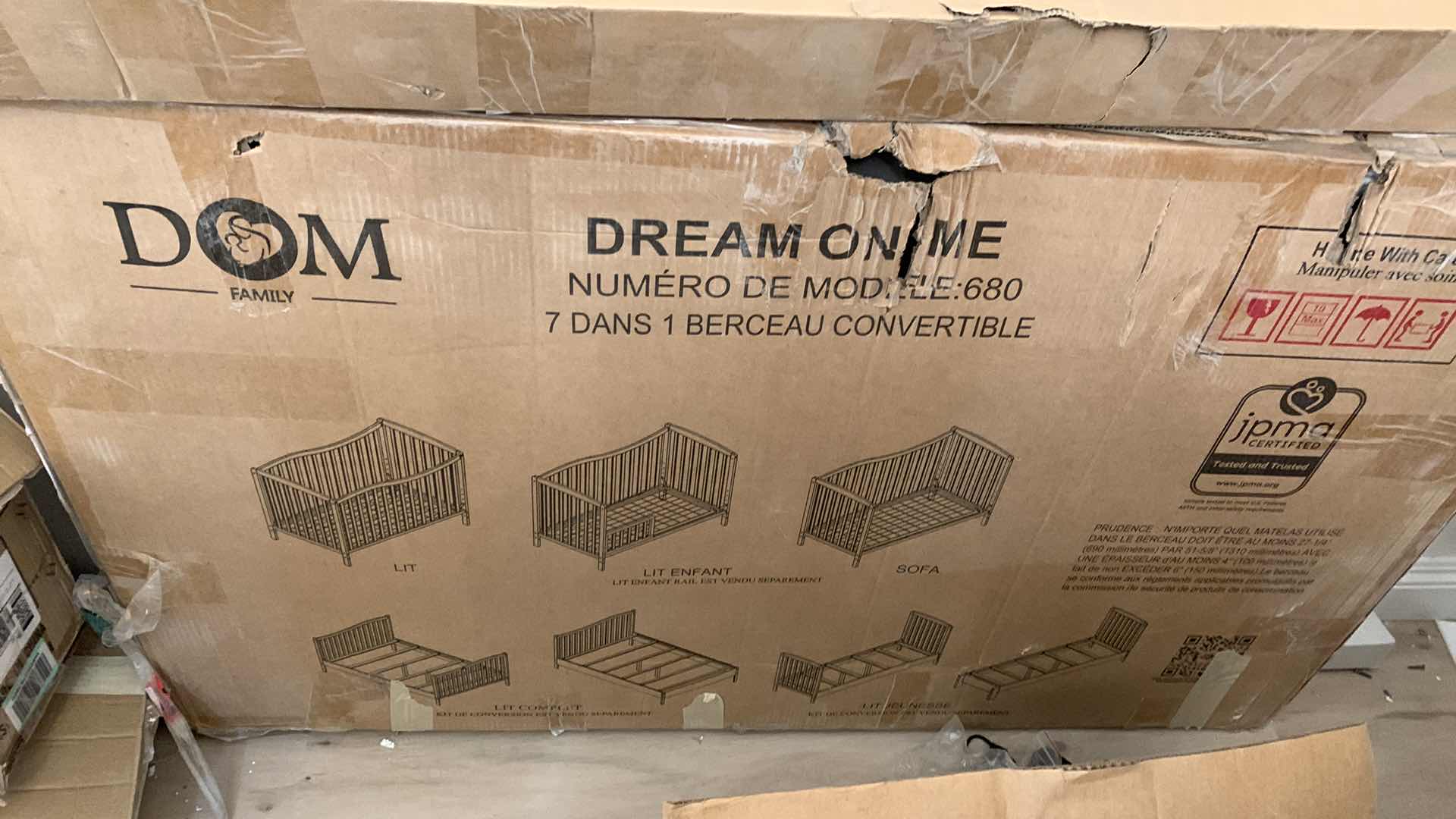 Photo 1 of DREAM ON ME 7-WAY CONVERTIBLE KIDS BED