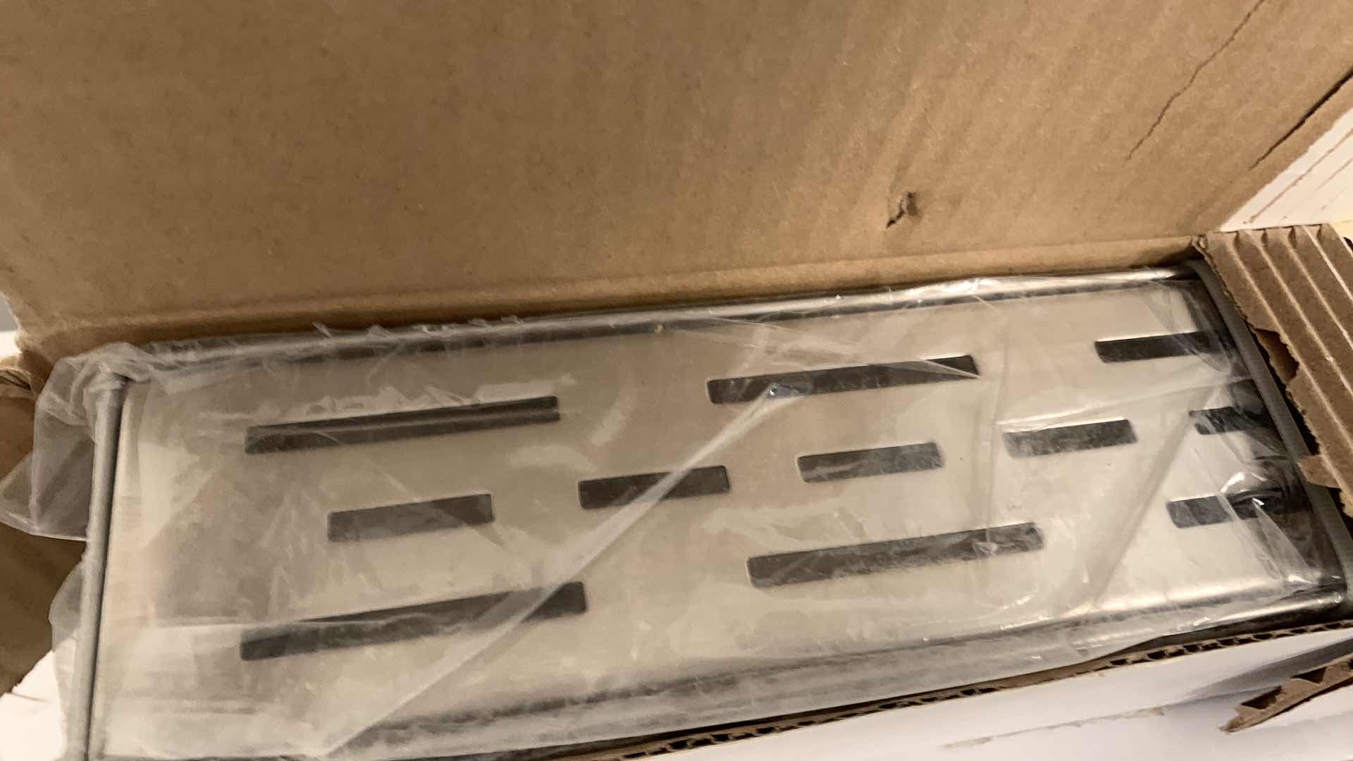 Photo 1 of FRANSITON 48” RECTANGULAR STAINLESS FINISH DRAIN BASE