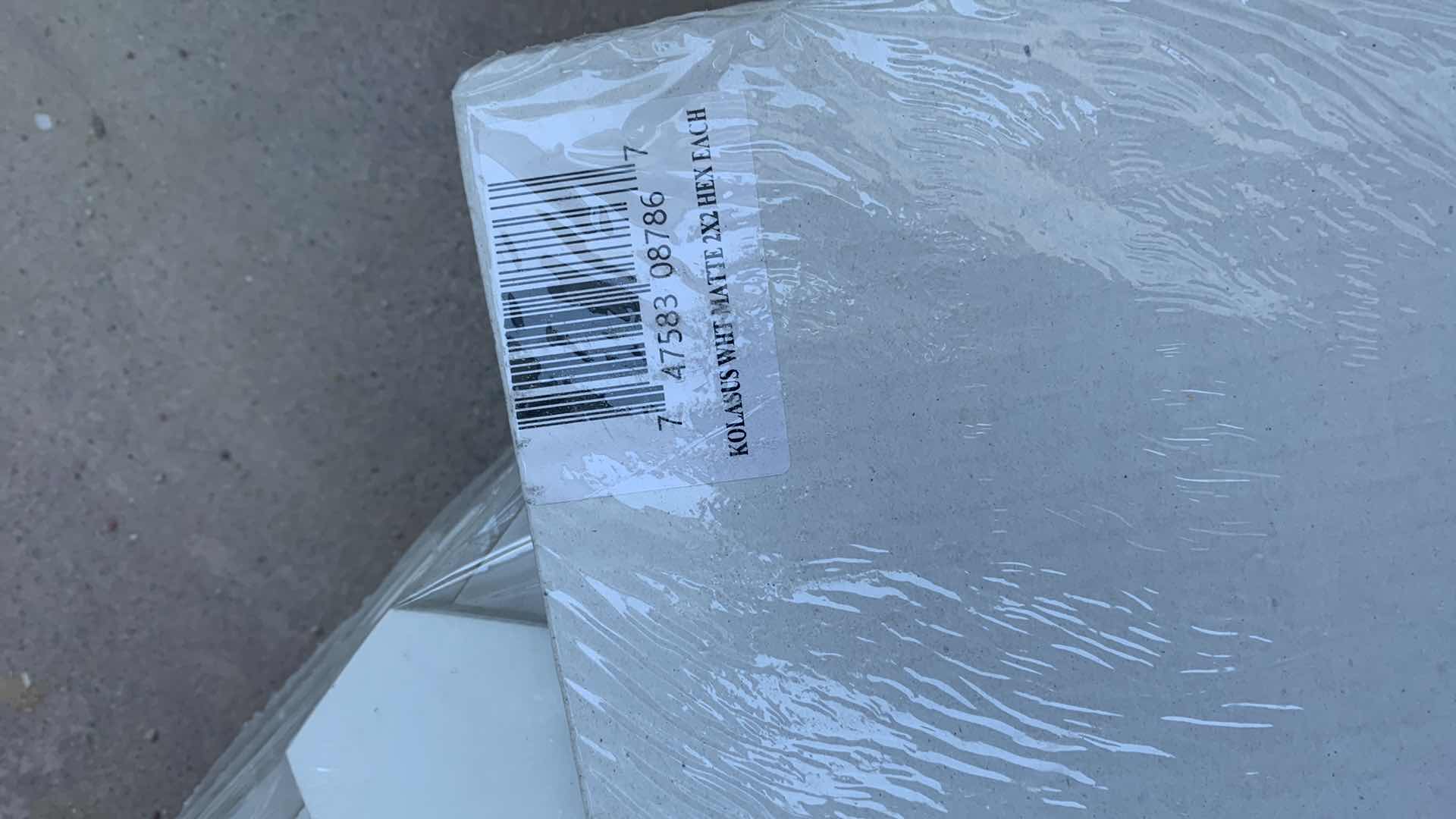 Photo 1 of 6-12” X 12” 2” X 2” HEX TILE SHEETS