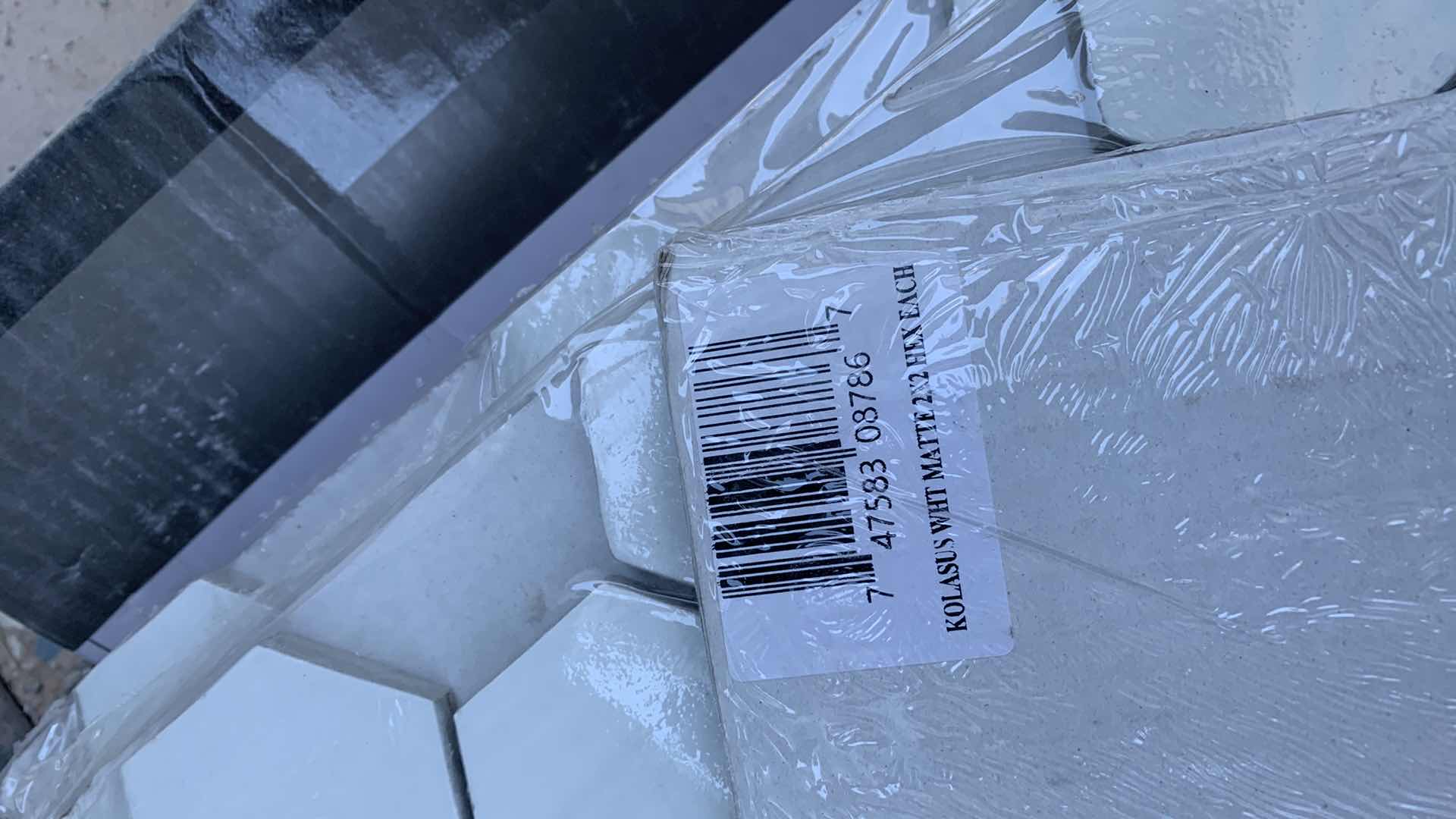 Photo 1 of 7-12” X 12” 2” X 2” HEX TILE SHEETS