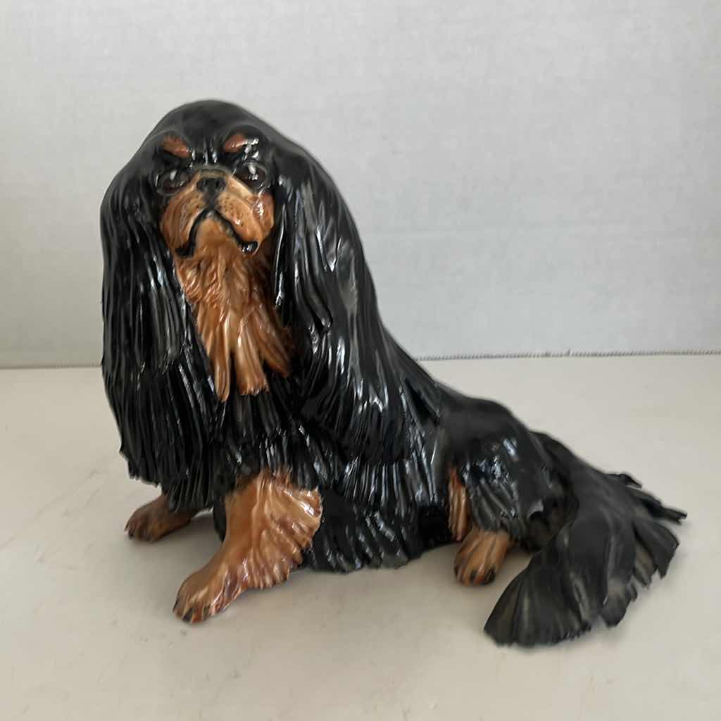 Photo 1 of ART-DOG CAVALIER KING CHARLES SPANIEL PAINTED FIGURINE STATUE. 9”L X 7”H X 6”W