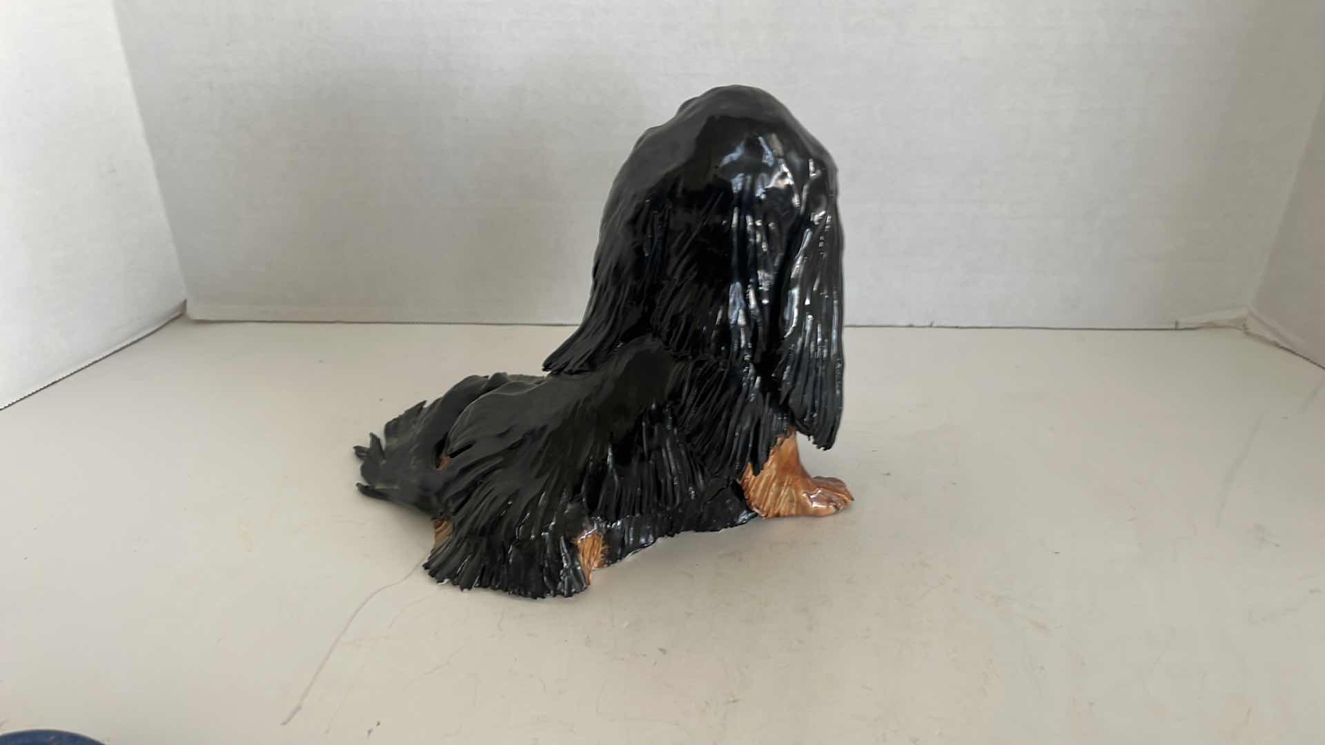 Photo 2 of ART-DOG CAVALIER KING CHARLES SPANIEL PAINTED FIGURINE STATUE. 9”L X 7”H X 6”W