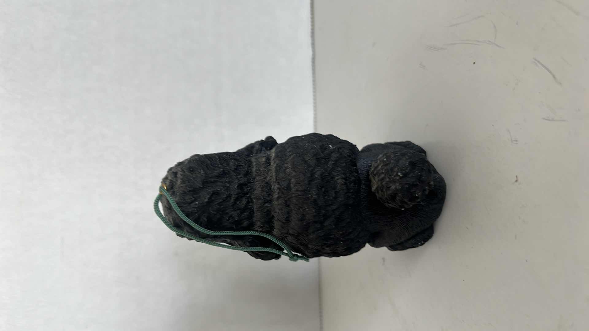 Photo 1 of 4” BLACK POODLE FIGURINE