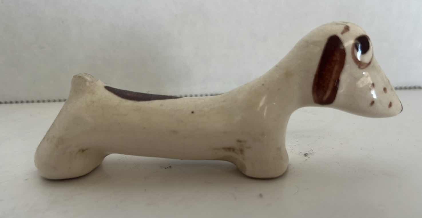 Photo 1 of 4” WEINER DOG FIGURINE