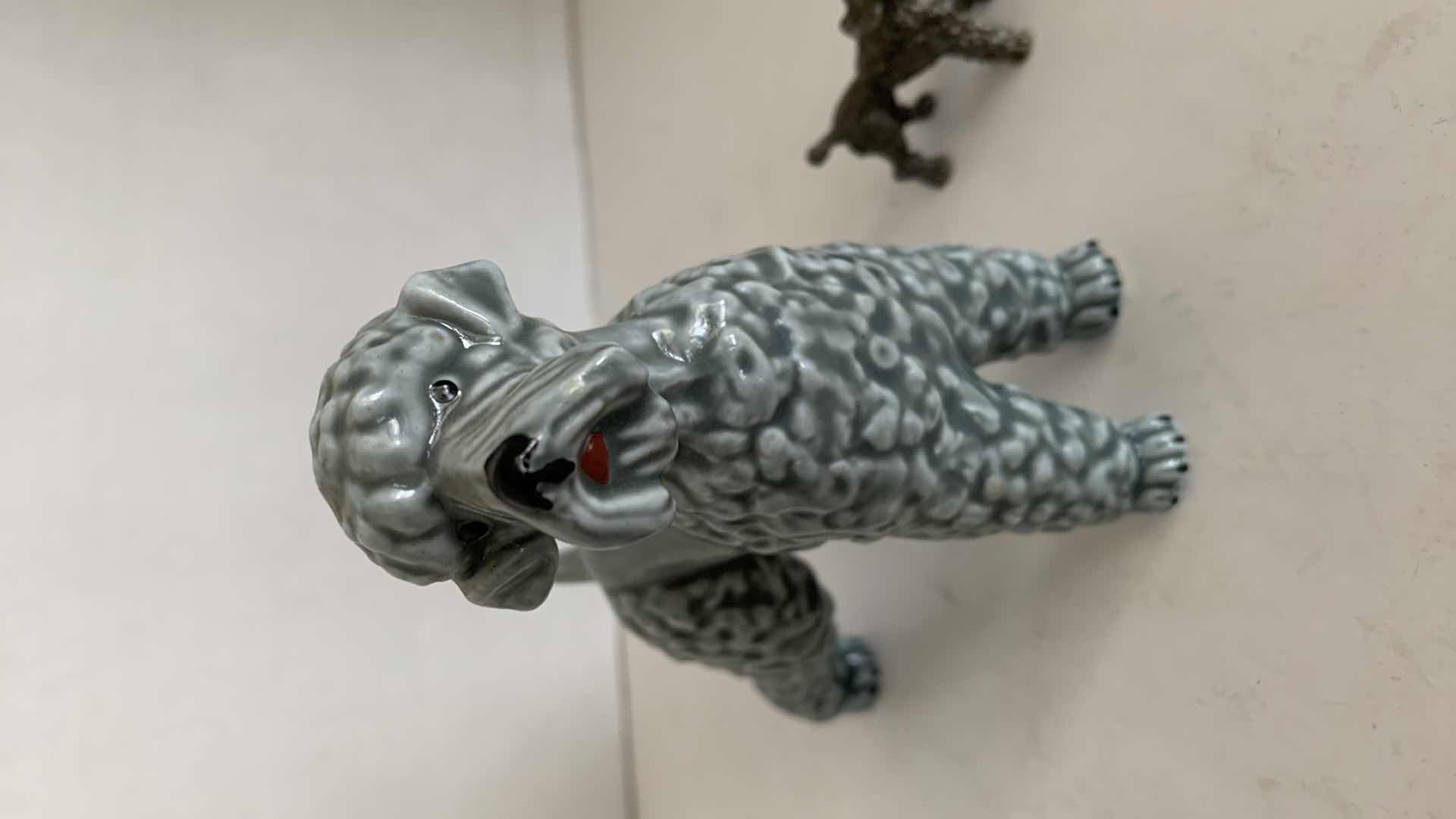 Photo 1 of 3-POODLE DOG STATUES TALLEST IS 4.5”