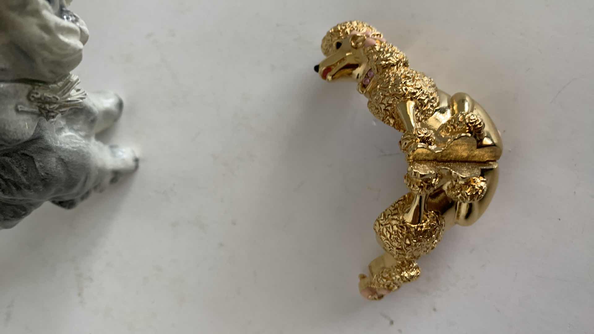 Photo 4 of 3-POODLE STATUES TALLEST IS 4”