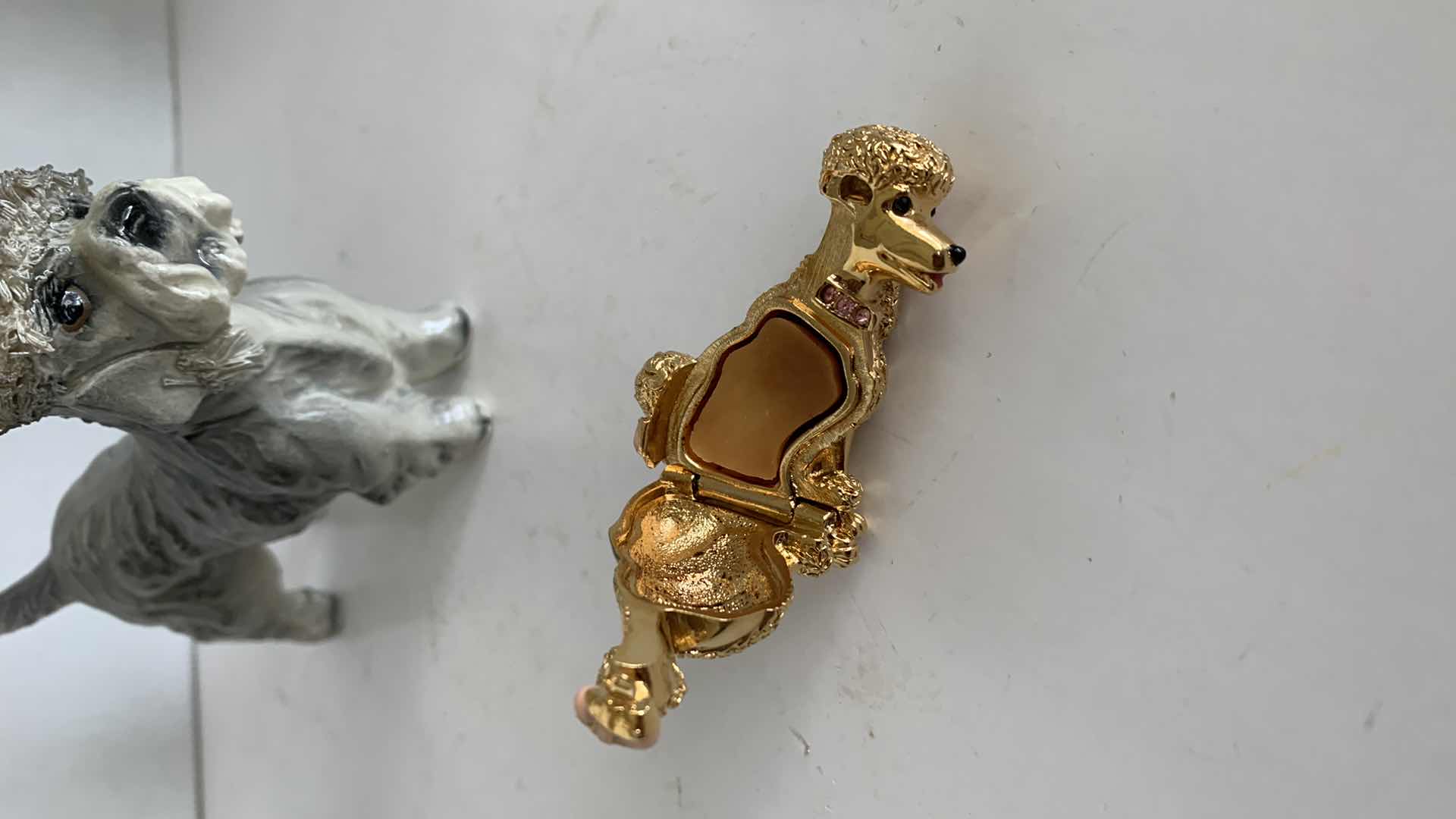 Photo 3 of 3-POODLE STATUES TALLEST IS 4”