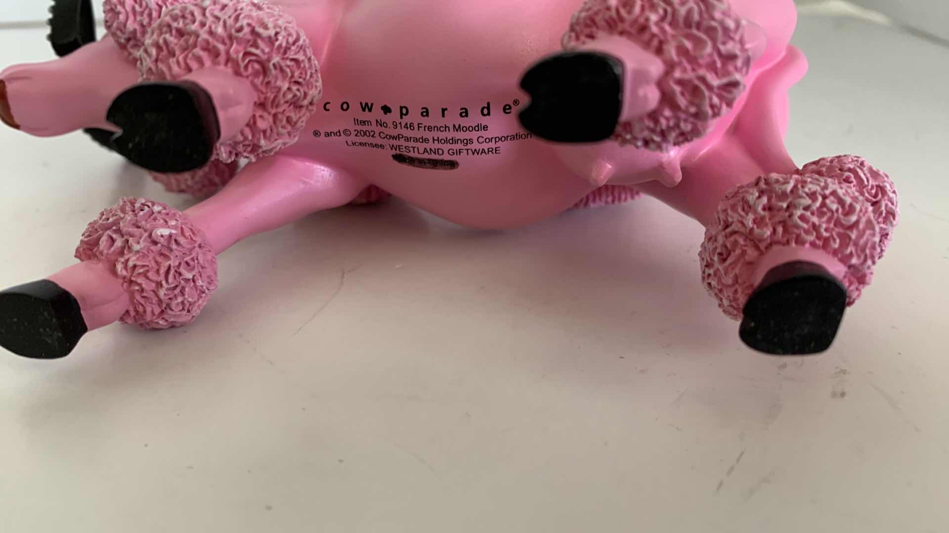 Photo 1 of COW PARADE FRENCH MOODLE COW 4” TALL