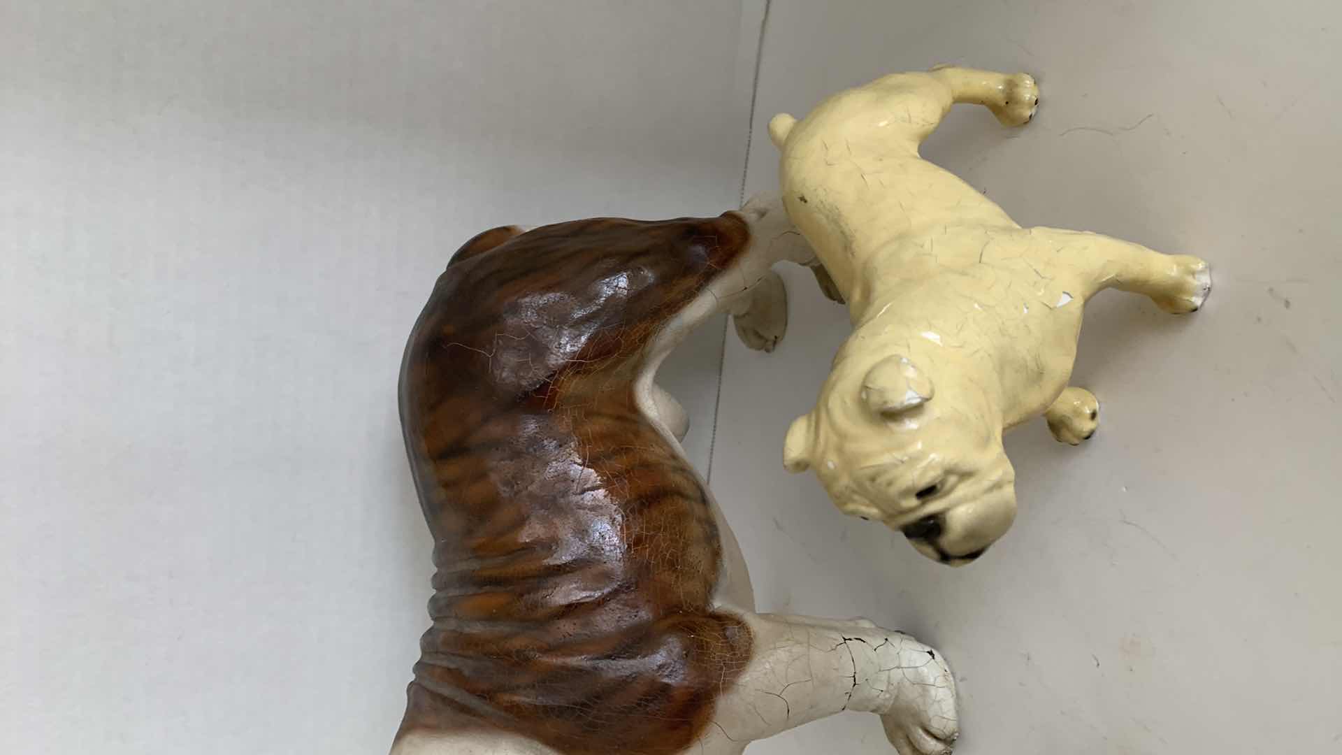 Photo 3 of 4-BULLDOG STATUES TALLEST IS 8.5” TALL